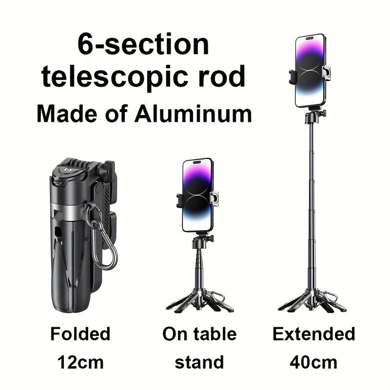 Black Blue mini selfie stick, Bluetooth selfie stick, extendable selfie stick, portable selfie stick, high-quality selfie stick, selfie stick Australia, wireless selfie stick, compact selfie stick, travel selfie stick, hands-free selfie stick