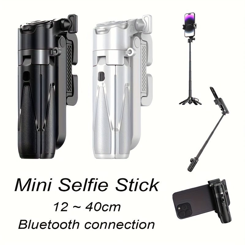 Black Blue mini selfie stick, Bluetooth selfie stick, extendable selfie stick, portable selfie stick, high-quality selfie stick, selfie stick Australia, wireless selfie stick, compact selfie stick, travel selfie stick, hands-free selfie stick