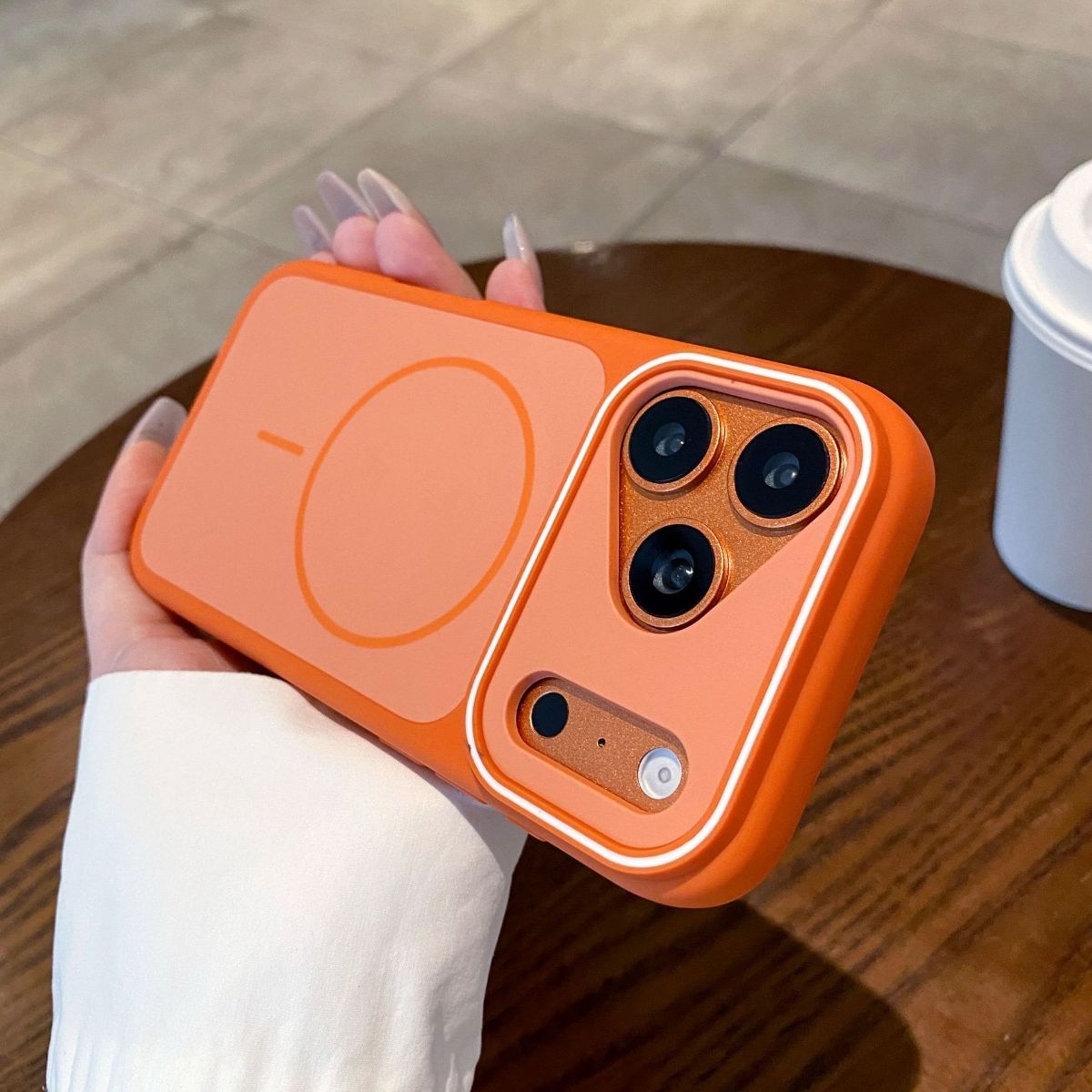 transparent phone case, magnetic phone case, animated phone case, phone accessories, phone protection, Australia phone case - Black - Size iPhone17promax