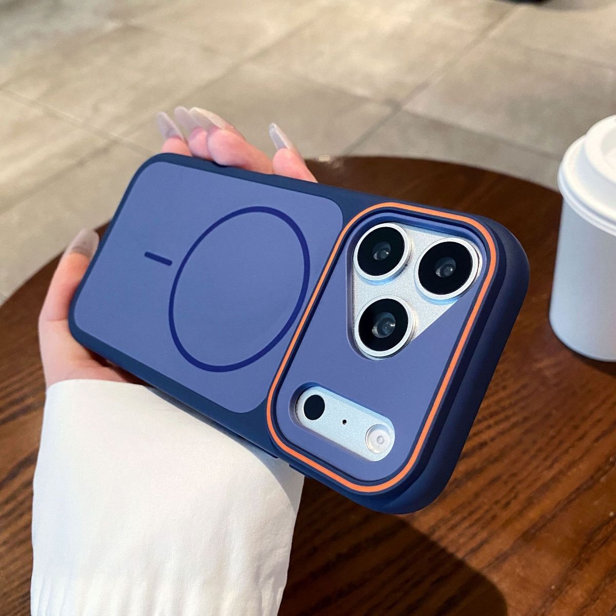 transparent phone case, magnetic phone case, animated phone case, phone accessories, phone protection, Australia phone case - Blue - Size iPhone 17