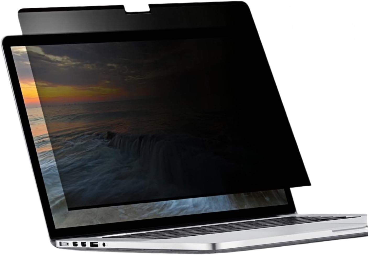 Easy On/Off Magnetic 360° Privacy Screen Filter, Compatible with MacBook Pro 16" (2026 2024, 2023, 2022, 2021, M5, M4, M3, M2, M1, Pro, Max), Anti-Glare Laptop Privacy Screen Shield with Camera Cover - UV Protection 90%