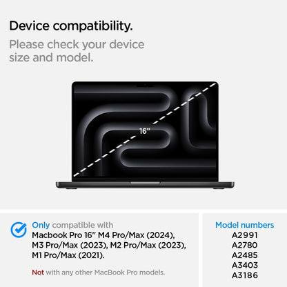 Easy On/Off Magnetic 360° Privacy Screen Filter, Compatible with MacBook Pro 16" (2026 2024, 2023, 2022, 2021, M5, M4, M3, M2, M1, Pro, Max), Anti-Glare Laptop Privacy Screen Shield with Camera Cover - UV Protection 90%