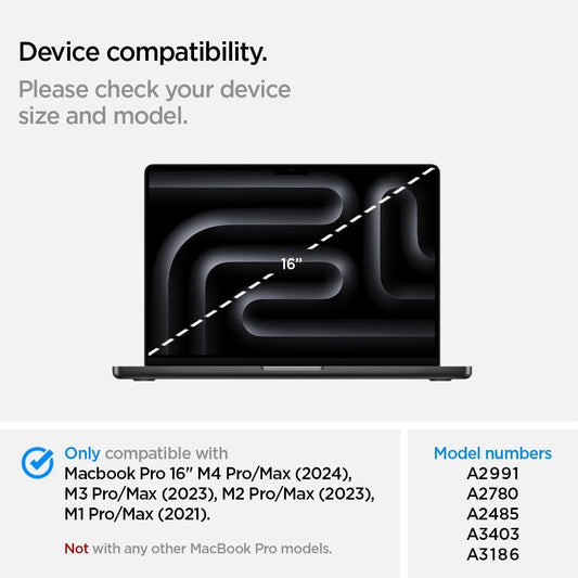 Easy On/Off Magnetic 360° Privacy Screen Filter, Compatible with MacBook Pro 16" (2026 2024, 2023, 2022, 2021, M5, M4, M3, M2, M1, Pro, Max), Anti-Glare Laptop Privacy Screen Shield with Camera Cover - UV Protection 90%