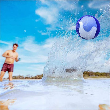 Water Bouncing Ball Water Toy Water Game Pool Toy Beach Toy Stress Relief Toy - Yellow - Size L