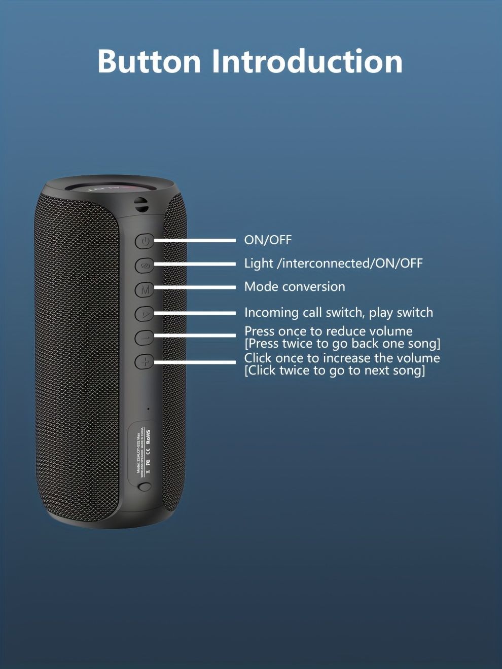 wireless bluetooth speaker, portable speaker, outdoor speaker, waterproof speaker, RGB light speaker, bass heavy speaker, camping speaker, beach speaker, Australia outdoor audio - Green - Size IPX7