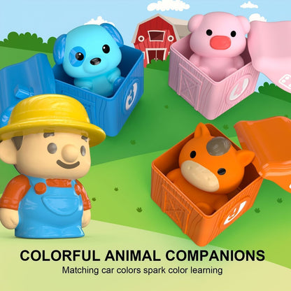 wooden toolbox, animal themed toy, building set, kids construction toy, fine motor skills, creative play, educational toy, birthday gift, Children's Day gift, Australian toy - Multi - Size set