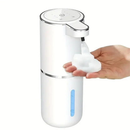 380ml touchless sensor automatic soap dispenser - wall-mounted, rechargeable lithium battery, USB charging, modern black design, suitable for bathroom and kitchen, bathroom soap dispenser | modern soap dispenser | touchless soap dispenser - Mekamart Australia
