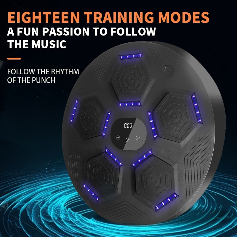 Smart Boxing Training Device: 18 Music Modes + Adaptive System + Minimalist Wall Mount, Creating a Professional-Grade Immersive Home Fitness Experience