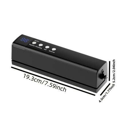 **1pc white Portable Wireless Vacuum Sealer｜USB Charging Compact Design, One-Touch Sealing for Long-Lasting Freshness, Ideal for Home & Outdoor Use**