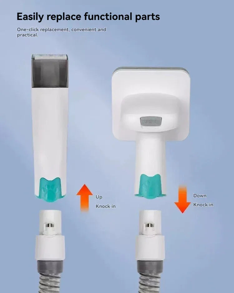 Australian Pet Hair Solution: 7-in-1 Grooming Vacuum for Clean Homes - Mekamart Australia
