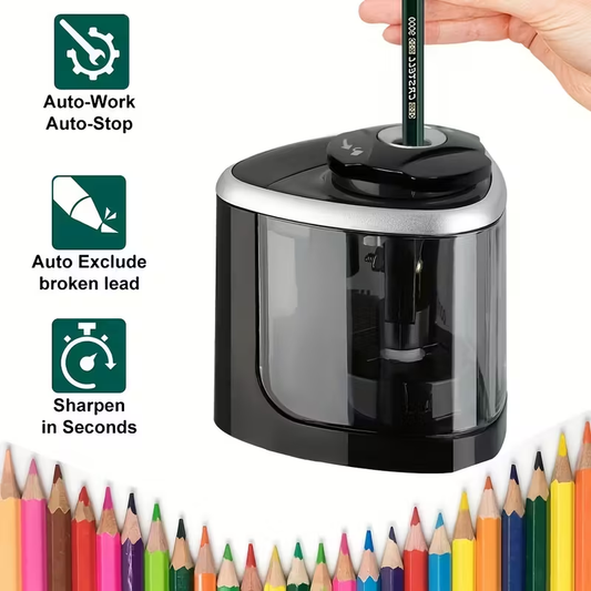 Electric pencil sharpener, Desktop automatic pencil sharpener, Office supplies