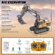 Mini Excavator Toy with Remote & App Control, High-Tech 11-Channel Alloy & Plastic Engineering Vehicle, Fun Toy for Men, Perfect Gift for Kids. - Mekamart Australia