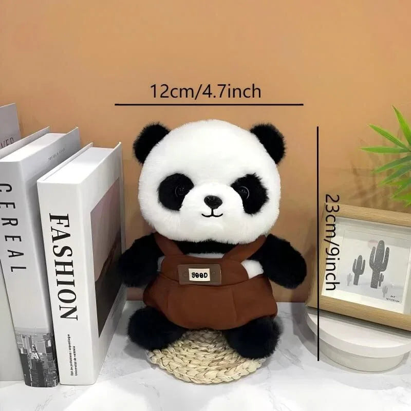 A unique Chinese panda plush toy, a simulated giant panda doll (green) - Mekamart Australia