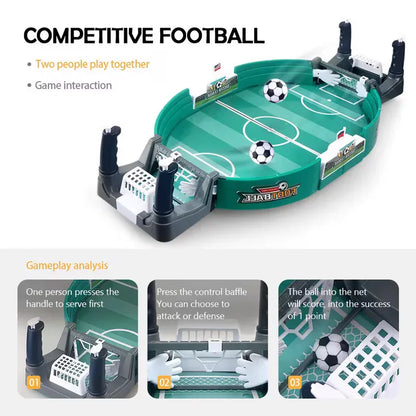 Children's interactive tabletop football game, 5 balls, educational sports tabletop toy, plastic frame, suitable for Valentine's Day, Easter and birthday gifts - Mekamart Australia
