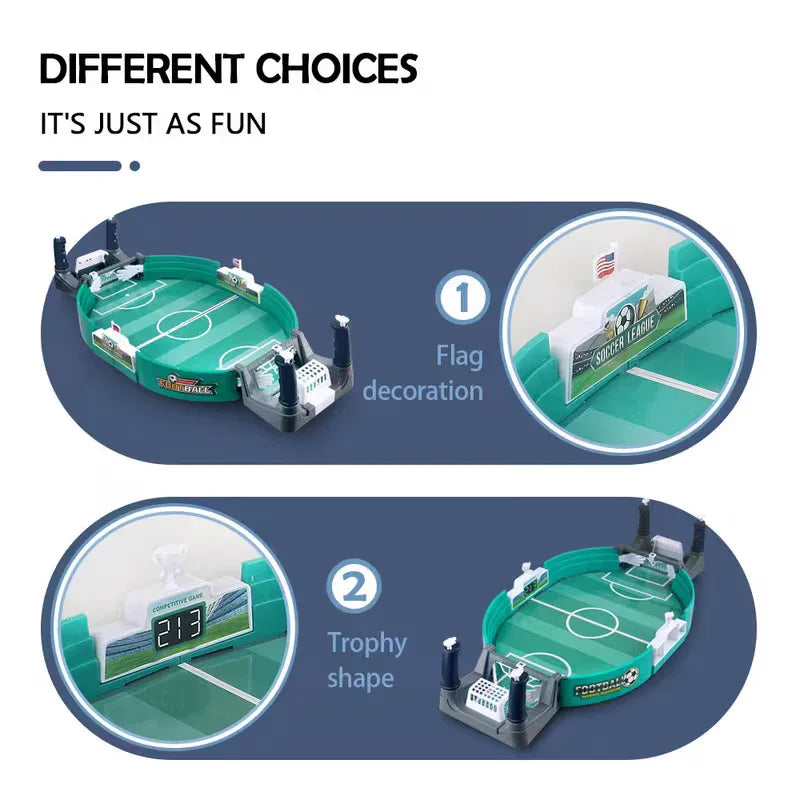 Children's interactive tabletop football game, 5 balls, educational sports tabletop toy, plastic frame, suitable for Valentine's Day, Easter and birthday gifts - Mekamart Australia