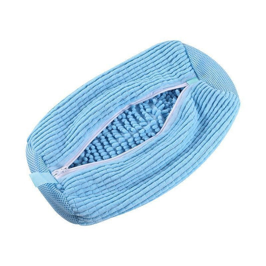 Shoe Washing Machine Bag Durable Shoe Bag Shoe Cleaning Accessory Sneakers - Blue - Size 001
