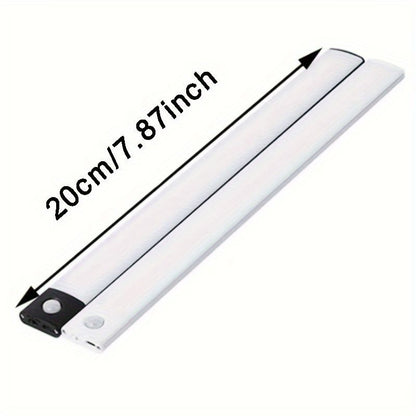 Motion Sensor Night Light LED Night Light Bar Home Lighting Garden Lighting - Silver - Size 40CM