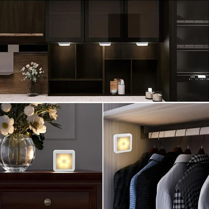 White Smart Motion Sensing Light 6-LED Light Wireless Light IP44 Light Automatic On