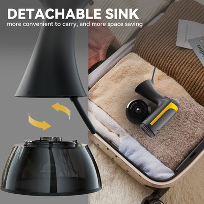 Electric Steam Iron Quick Heat Pump Wrinkle Remover 220V-240V Australian - Black - Size 01