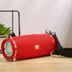 Portable Wireless Speaker Bluetooth Speaker Flashing LED Lights Party Speaker - Red - Size 01