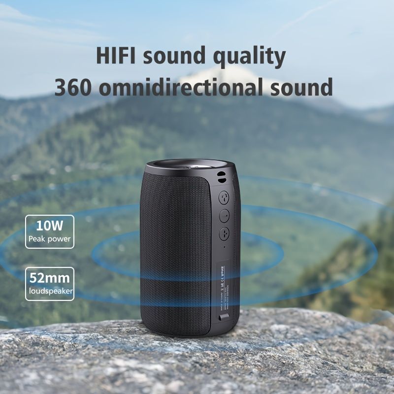 EALOT S32 Wireless Bluetooth Speaker Portable Speaker Powerful Bass TWS - Camouflage - Size 001