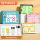 early education cards, dot to dot cards, pen control toys, toddler learning activities, 2-4 year old educational toys, write and wipe cards, fine motor skills, preschool learning resources, Australian kids toys - Multi - Size 32pages