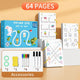 early education cards, dot to dot cards, pen control toys, toddler learning activities, 2-4 year old educational toys, write and wipe cards, fine motor skills, preschool learning resources, Australian kids toys - Multi - Size 64pages