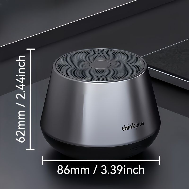 Thinkplus Portable Bluetooth Speaker Hi-Fi Sound Lightweight Outdoor Speaker - Black - Size 01