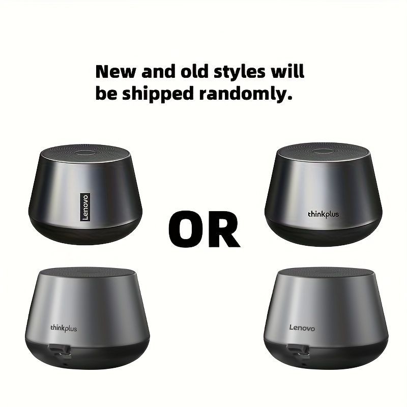 Thinkplus Portable Bluetooth Speaker Hi-Fi Sound Lightweight Outdoor Speaker - Black - Size 01