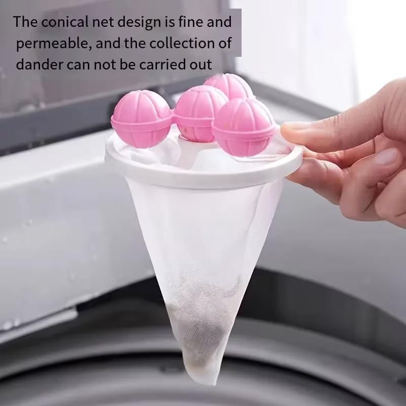 Washing Machine Lint Catcher 3 Piece Lint Catcher Laundry Lint Removal - Blue - Size 01
