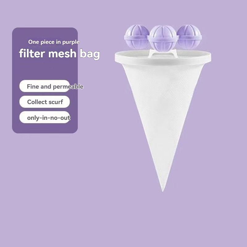 Washing Machine Lint Catcher 3 Piece Lint Catcher Laundry Lint Removal - Blue - Size 01