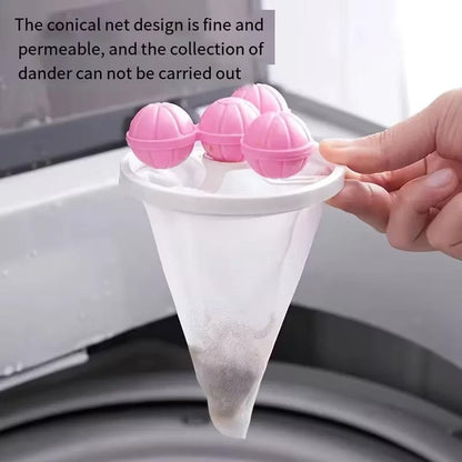 Washing Machine Lint Catcher 3 Piece Lint Catcher Laundry Lint Removal - Purple - Size 01