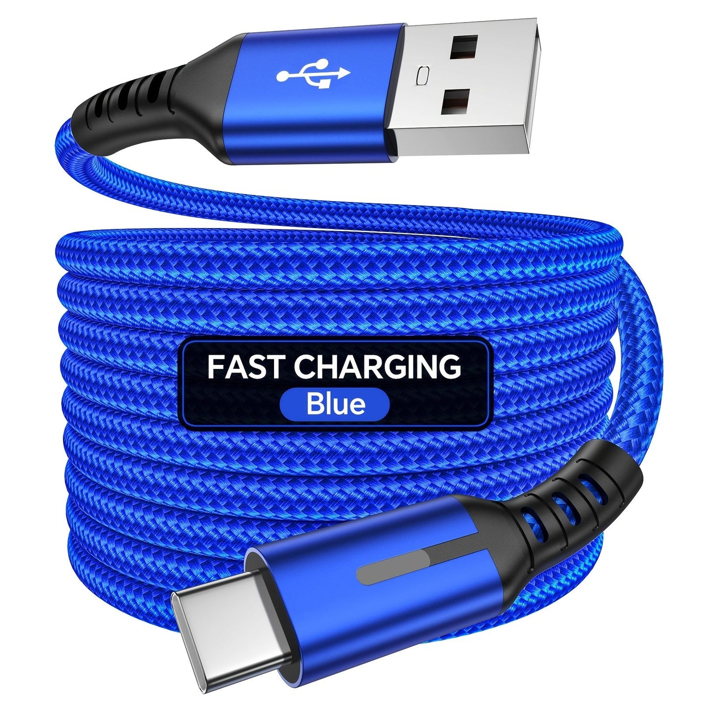 Black 240W Type-C Cable Super Fast Charging Cable 2m Charging Cable Blue Charging