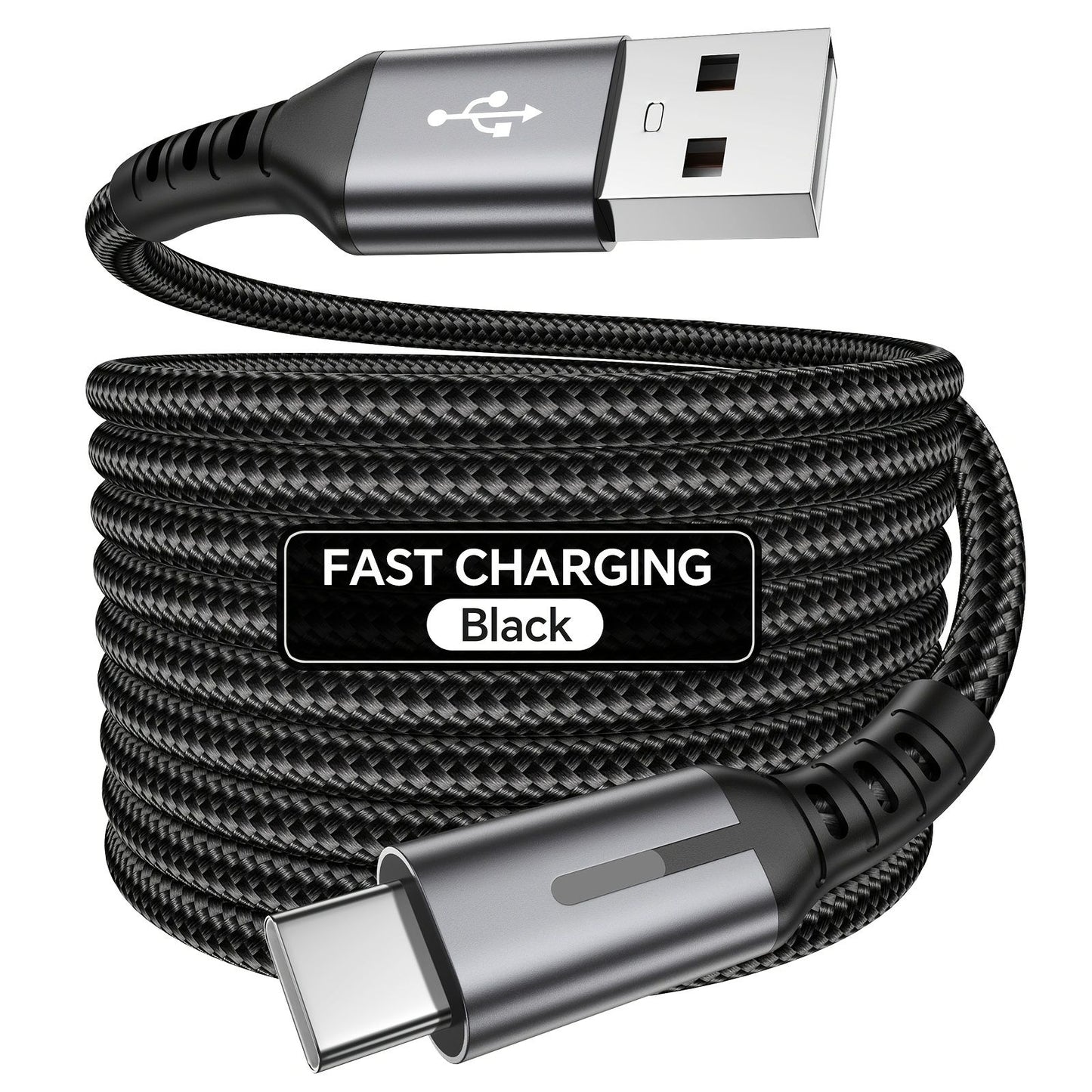 Black 240W Type-C Cable Super Fast Charging Cable 2m Data Cable Durable Charging