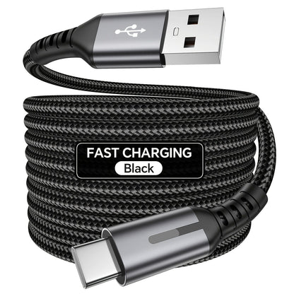 Black 240W Type-C Cable Super Fast Charging Cable 2m Data Cable Durable Charging