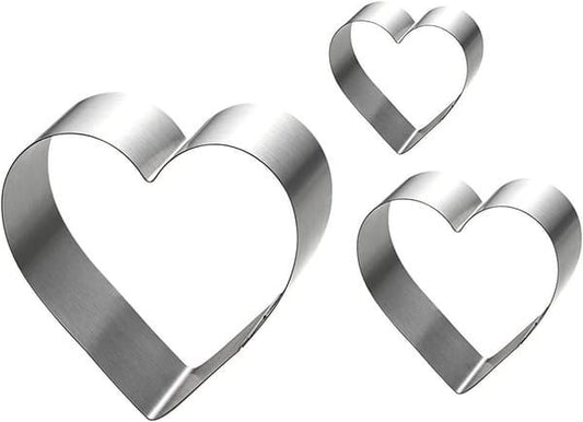 Hot - Selling Heart - Shaped Stainless Steel Cookie Cutters Set - High Quality