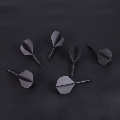 WEDARTER flying dart tail fin cross-border hot sale 2BA threaded integrated modified PP tough plastic anti-drop durable