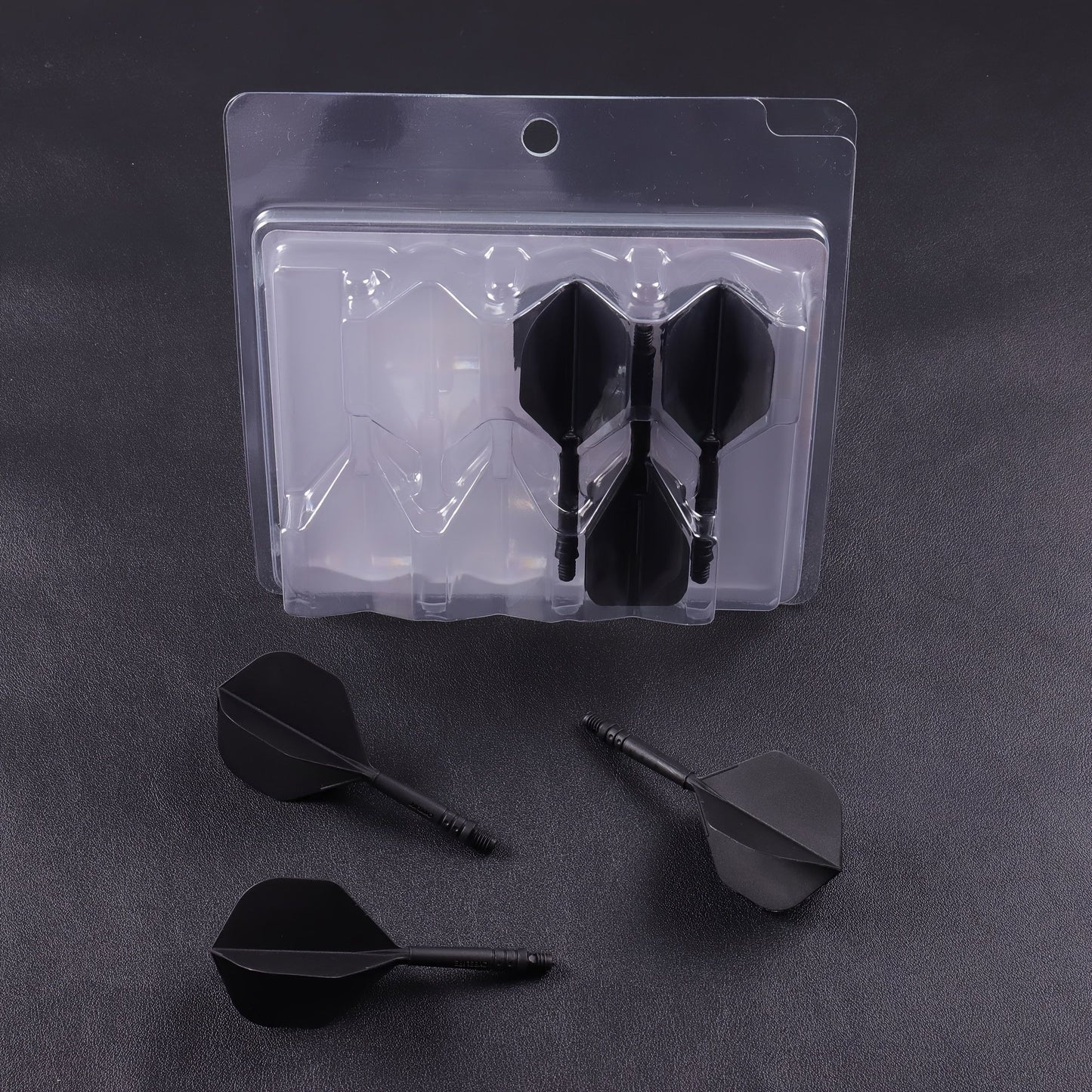 WEDARTER flying dart tail fin cross-border hot sale 2BA threaded integrated modified PP tough plastic anti-drop durable