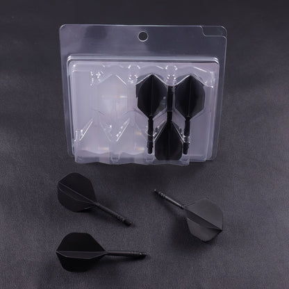 WEDARTER flying dart tail fin cross-border hot sale 2BA threaded integrated modified PP tough plastic anti-drop durable