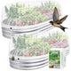 120*45*40cm(L*W*H) 2 Pack Garden Netting for Raised Beds, Ultra Fine Mesh Bird Netting Raised Garden Bed Cover, Plant Covers Pest Barrier Screen with Drawstring for Vegetables Fruits Flowers Protection - White