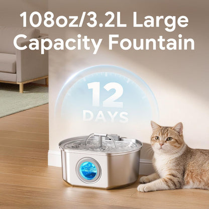 Cat Water Fountain Automatic Cat Fountain Cat Drinking Fountain Pet Water