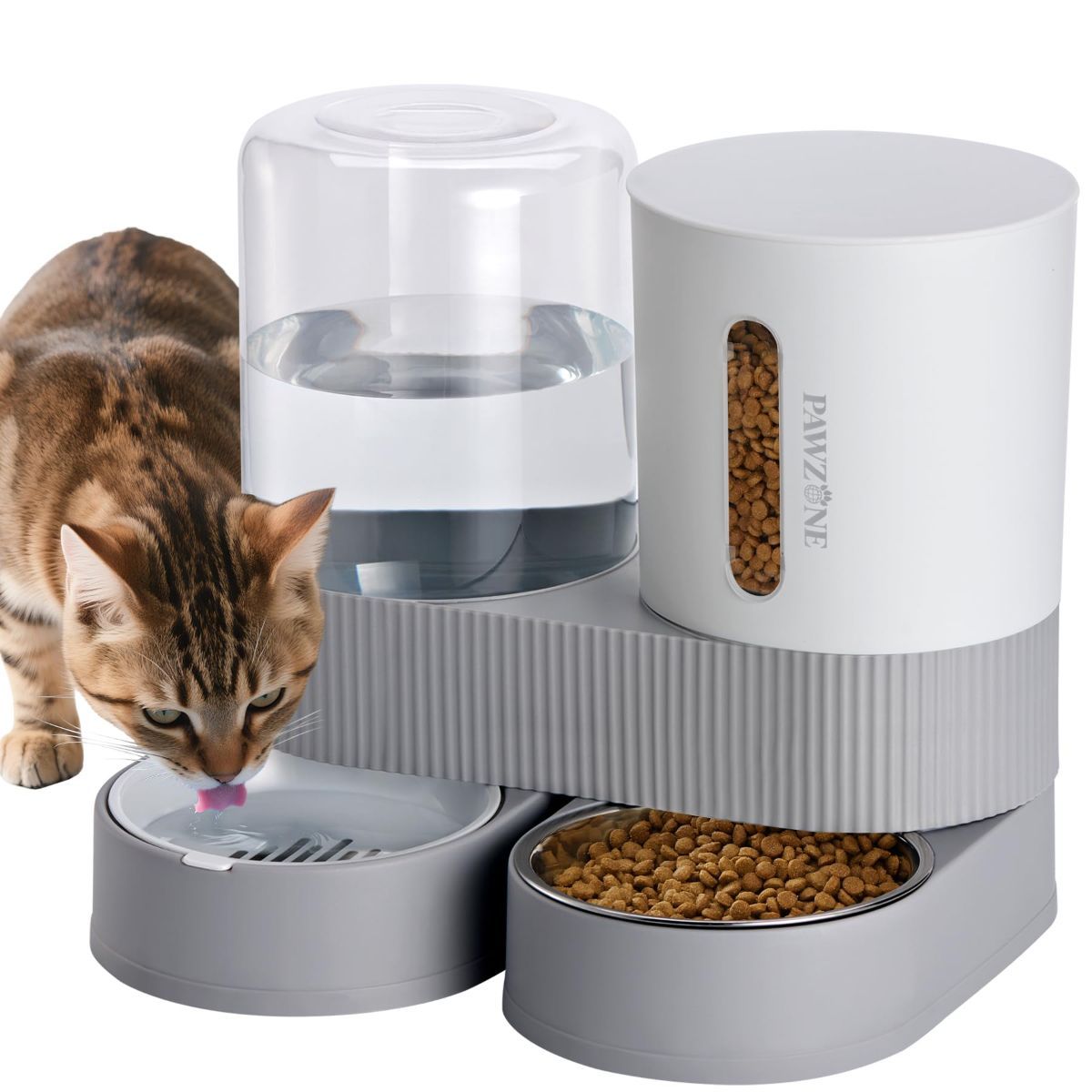 Cat Automatic Water Dispenser Cat Automatic Food Dispenser Cat Feeding Set Cat