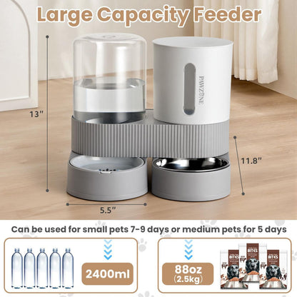 Cat Automatic Water Dispenser Cat Automatic Food Dispenser Cat Feeding Set Cat