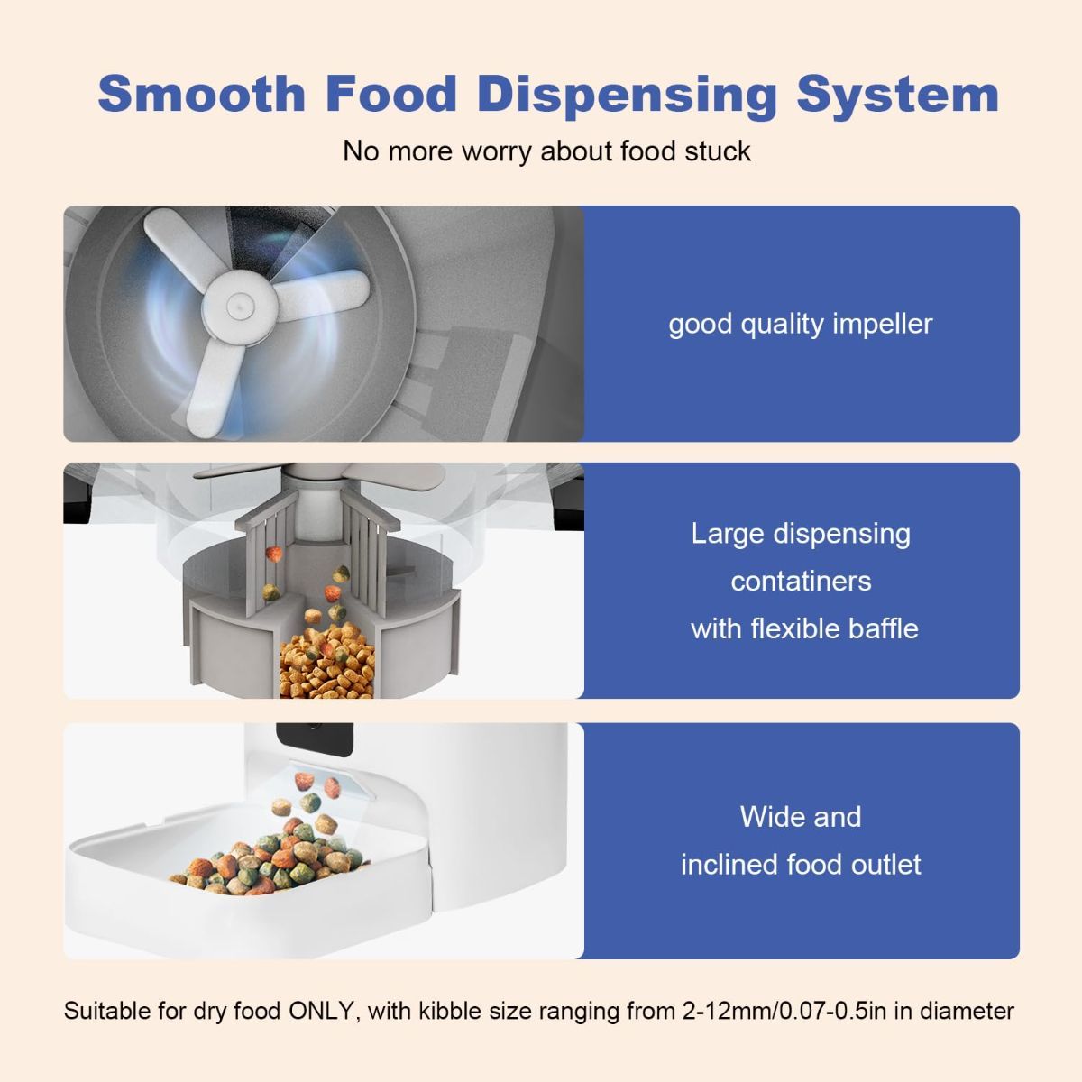 Automatic Cat Feeder 4L Cat Feeder Programmable Cat Feeder Cat Food Dispenser