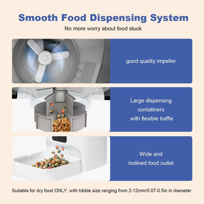 Automatic Cat Feeder 4L Cat Feeder Programmable Cat Feeder Cat Food Dispenser