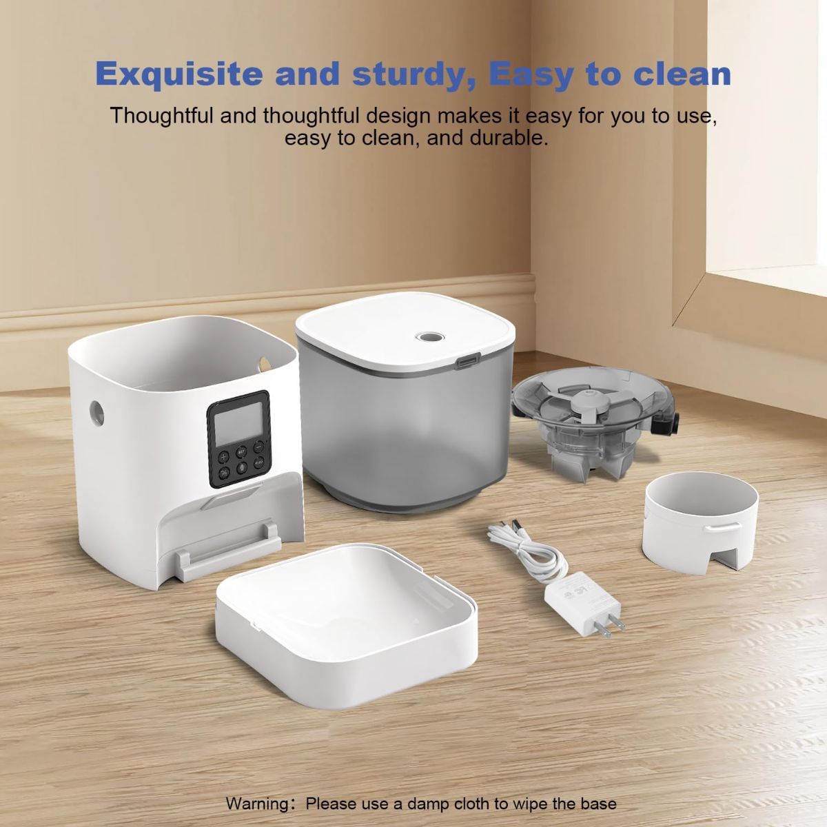 Automatic Cat Feeder 4L Cat Feeder Programmable Cat Feeder Cat Food Dispenser