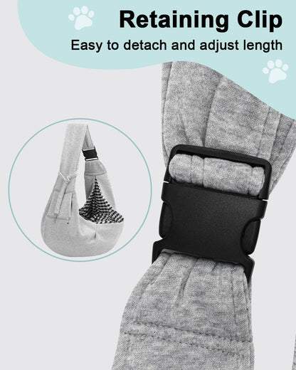Grey Dog Carrier Bag Small Dog Carrier Sling Pet Travel Bag Australia