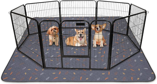 Reusable Dog Urine Pads Dog Pee Pads Absorbent Dog Pads Dog Training Pads - Dark Gray / 72in*72in