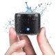Travel Case Packed, A106 Pro Portable Bluetooth Speaker with Custom Bass Radiator, Brief Design, IP67 Waterproof, Perfect Mini Speaker for Shower, Room, Bike, Car - Black - Size 1.89in*1.54in