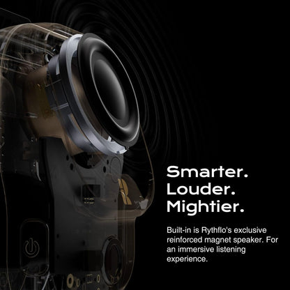 Wearable Bluetooth 5.3 Speaker, 30H Battery, IPX7 Waterproof | Clip-On Design, TWS Pairing, Built-In ENC Mic, Hands-Free Music & Calls, Jobsite Use, Portable Wireless Speaker
